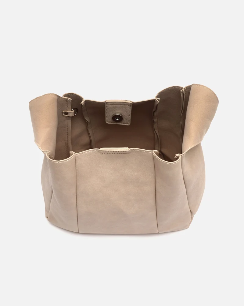 Giselina bolso hobo mediano con neceser interior extraíble ED.