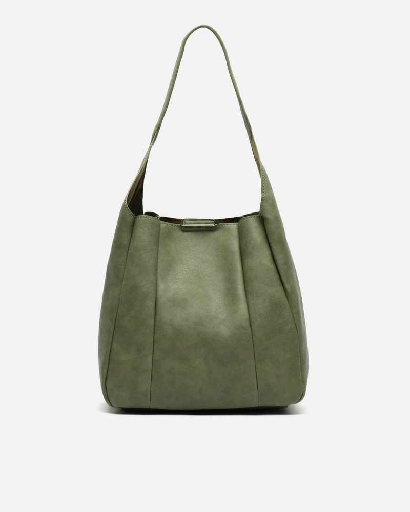 Giselina bolso hobo mediano con neceser interior extraíble ED.