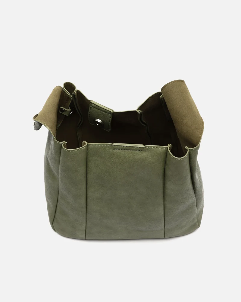 Giselina bolso hobo mediano con neceser interior extraíble ED.