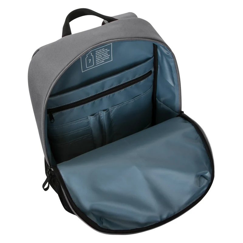 Mochila Sagano™ EcoSmart® Campus de 16" - Negra/Gris