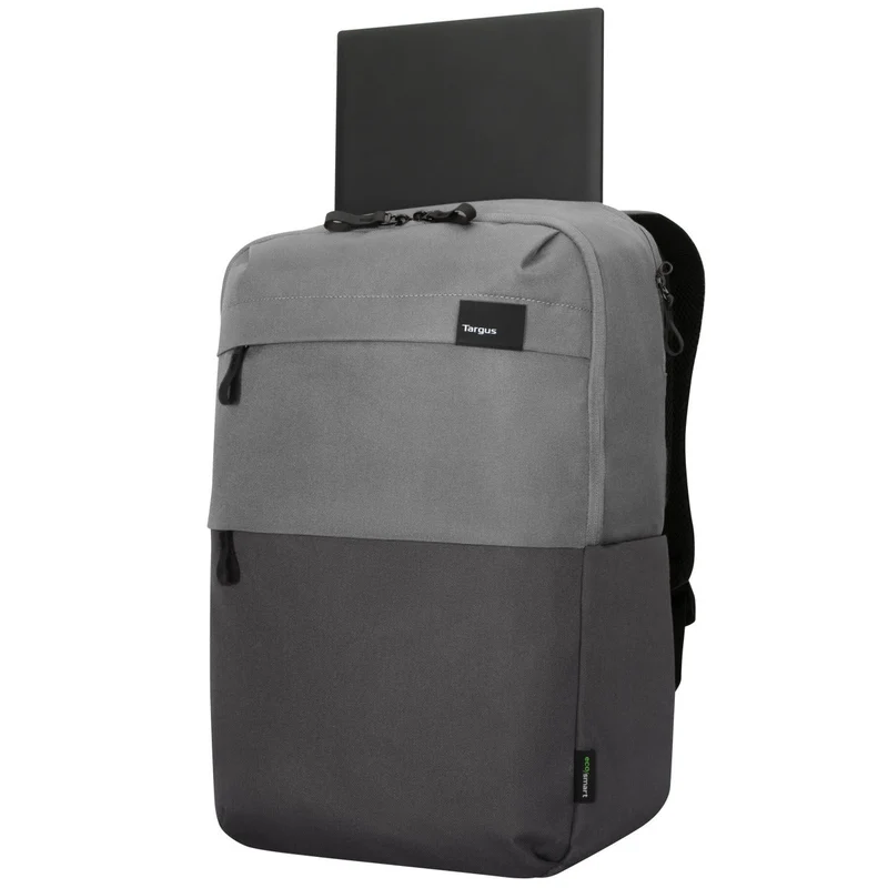 Mochila de viaje Sagano™ EcoSmart® de 16" - Negra/Gris