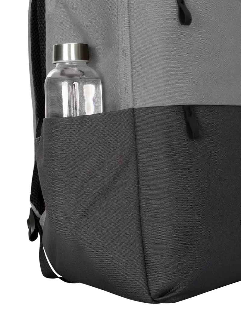 Mochila de viaje Sagano™ EcoSmart® de 16" - Negra/Gris