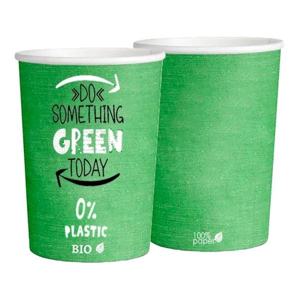 Vasos Verdes Plastic Free 480ml (16oz) (1000 unid/caja)
