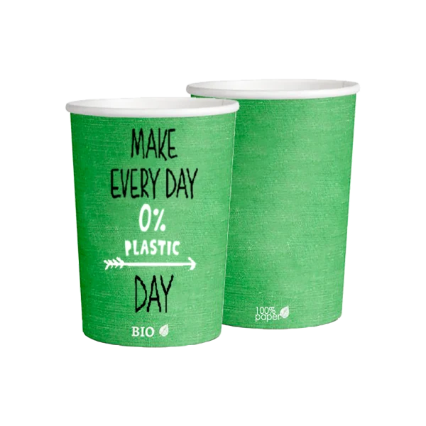Vasos Verdes Plastic Free 480ml (16oz) (1000 unid/caja)