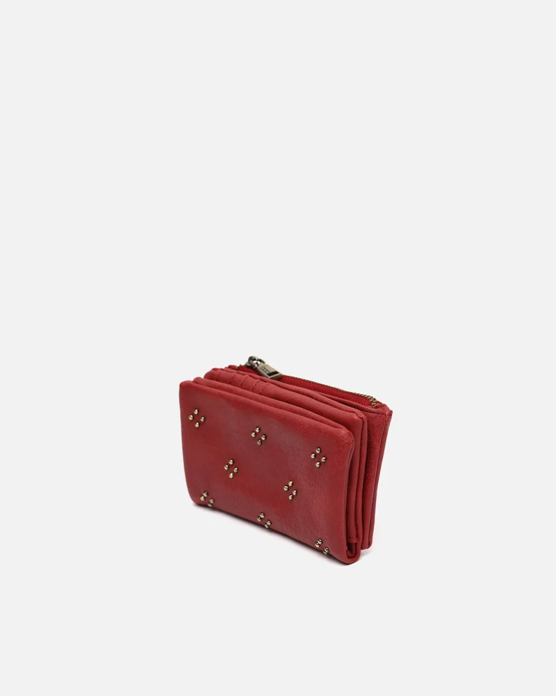 Florchi monedero pequeño con detalles metálicos