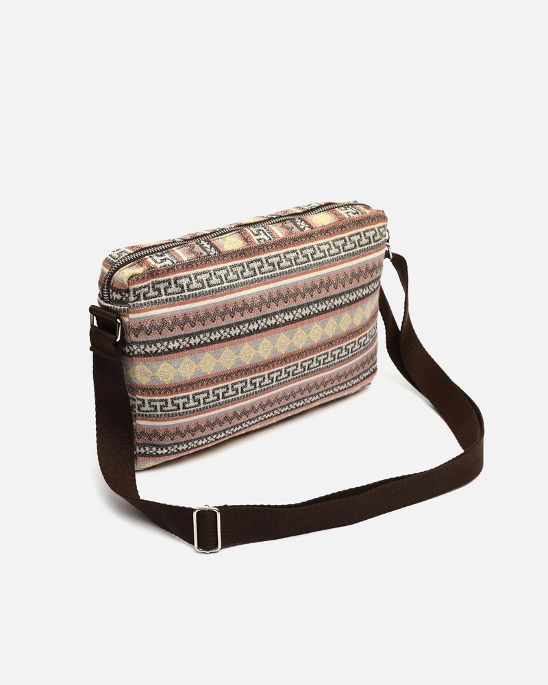 Jakiti bolso bandolera con estampado jacquard