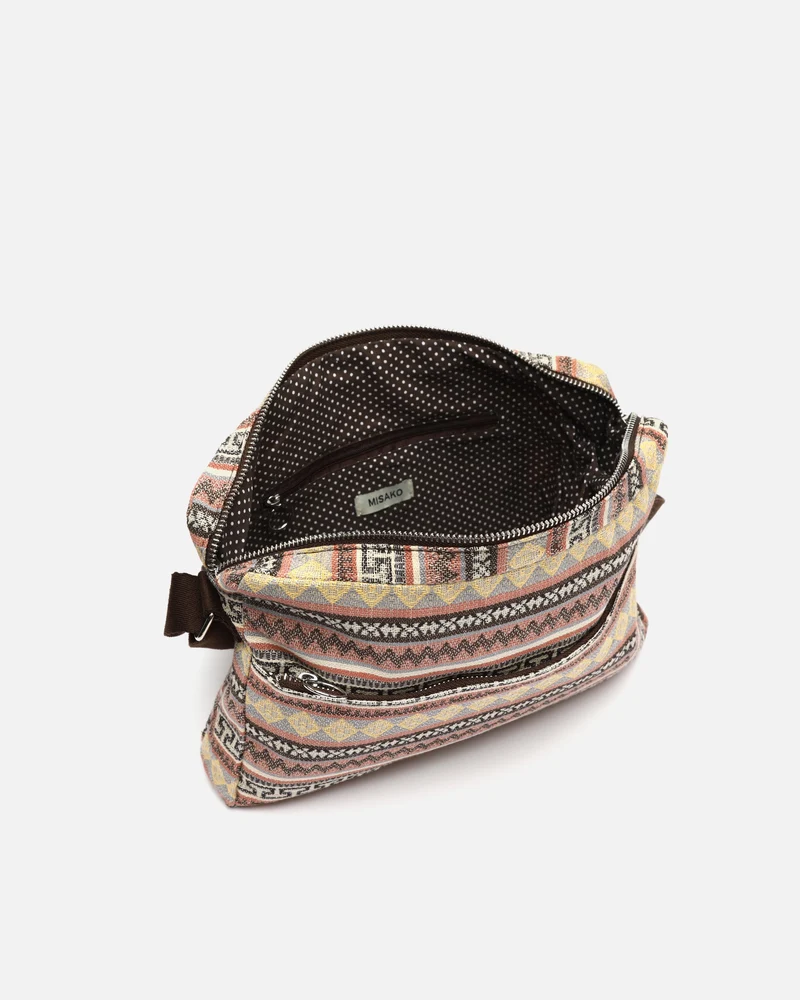 Jakiti bolso bandolera con estampado jacquard