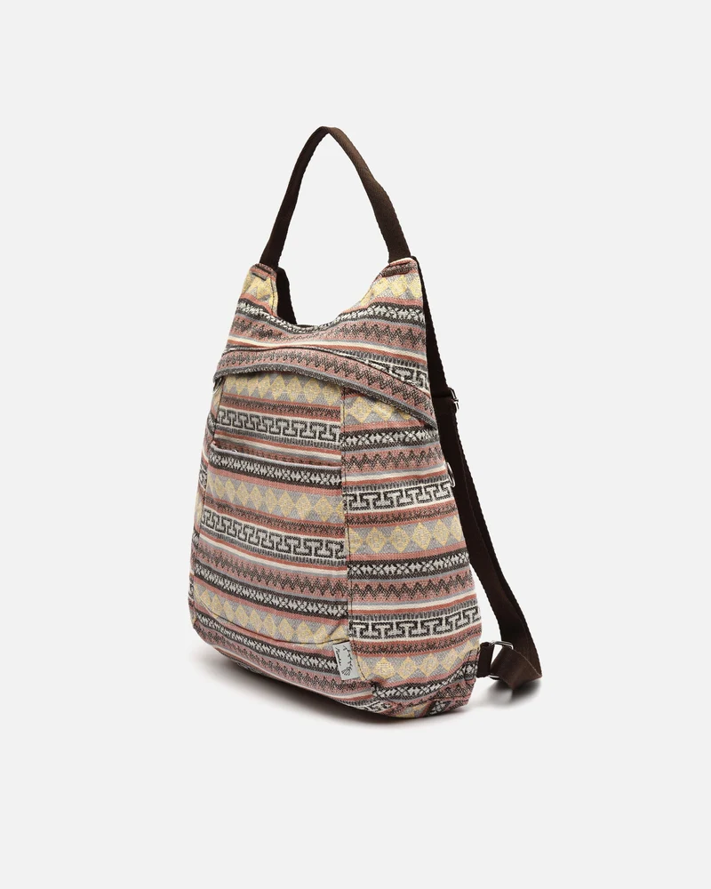 Jaka mochila antirrobo con estampado jacquard
