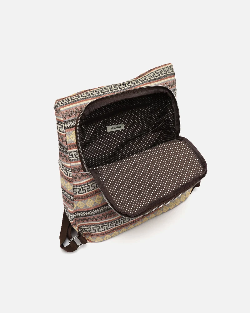 Jaka mochila antirrobo con estampado jacquard