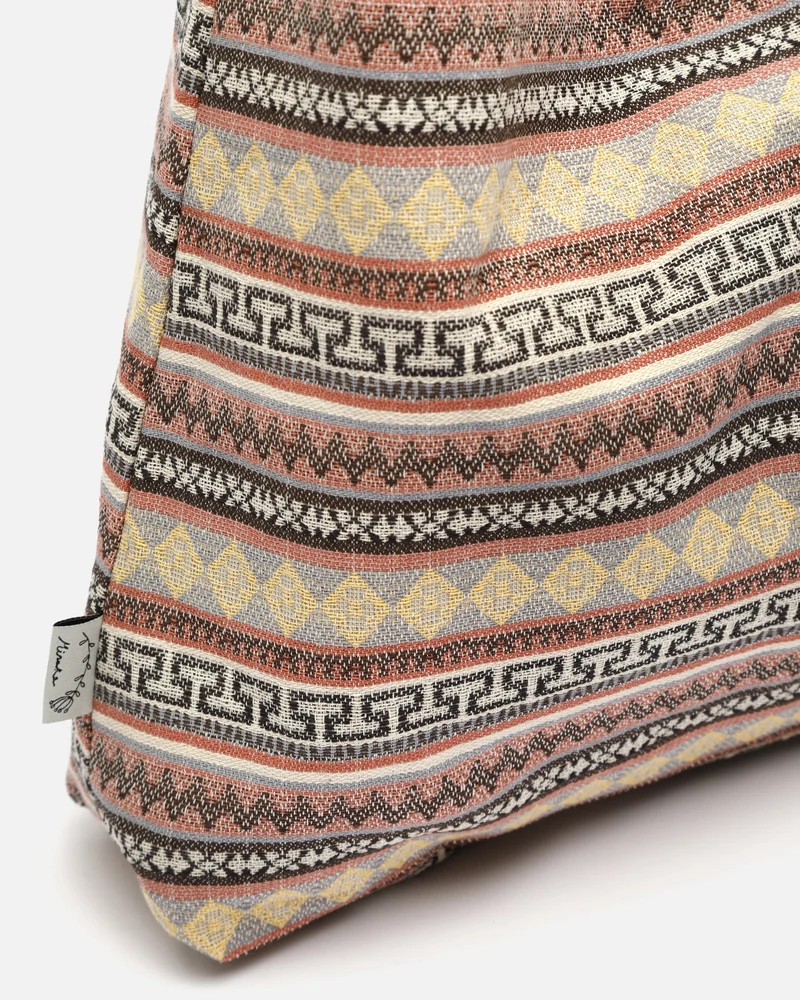 Jakita bolso hobo grande con estampado jacquard