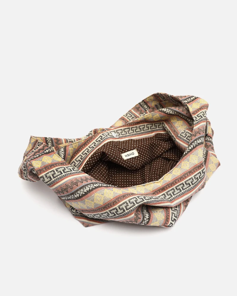 Jakita bolso hobo grande con estampado jacquard