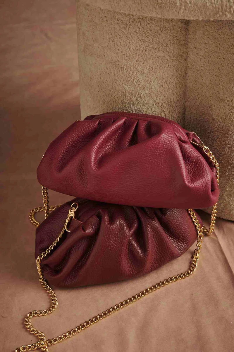 BOLSO MANO BURDEOS