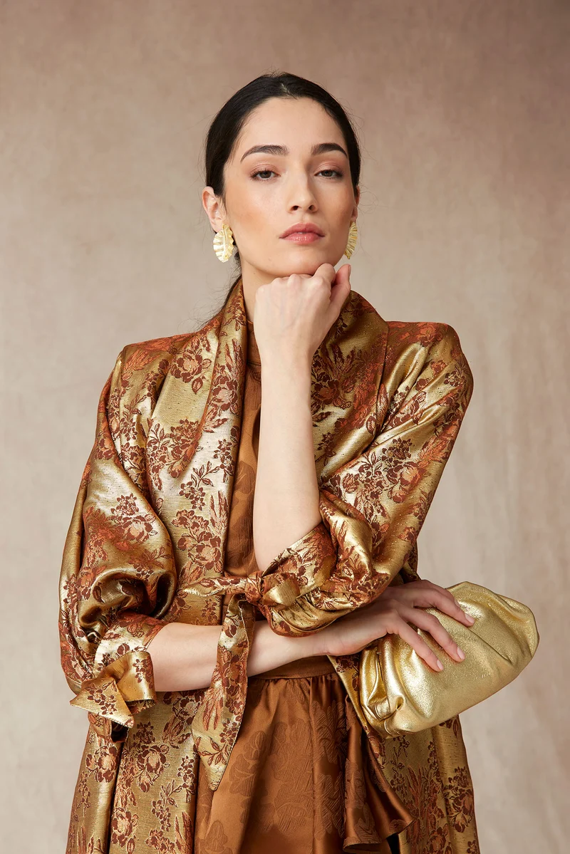 BOLSO MANO DORADO