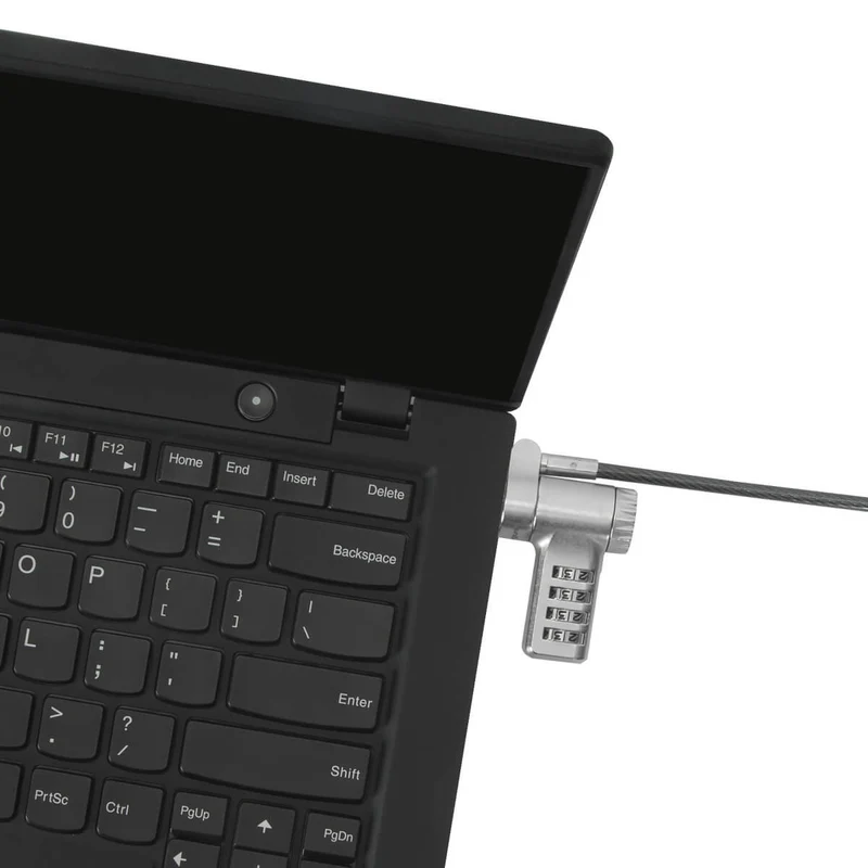 DEFCON® Ultimate Cable Combinado Serializado Universal Candado con Cabezal Adaptable Slimline Candado - (B2B single pack)