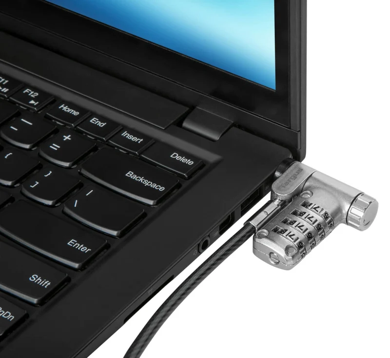 DEFCON® Ultimate Cable Combinado Serializado Universal Candado con Cabezal Adaptable Slimline Candado - (B2B single pack)