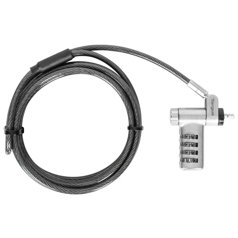 DEFCON® Ultimate Cable Combinado Serializado Universal Candado con Cabezal Adaptable Slimline Candado - (B2B single pack)