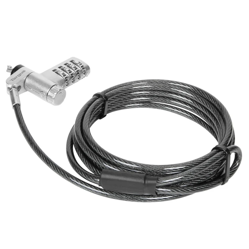 DEFCON® Ultimate Cable Combinado Serializado Universal Candado con Cabezal Adaptable Slimline Candado - (B2B single pack)