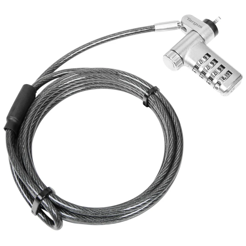 DEFCON® Ultimate Cable Combinado Serializado Universal Candado con Cabezal Adaptable Slimline Candado - (B2B single pack)