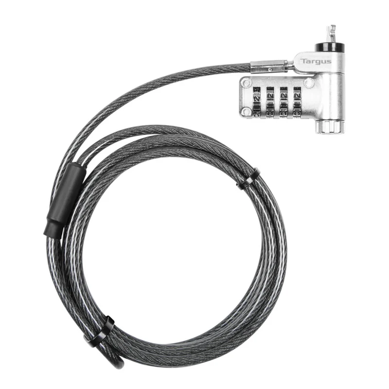 DEFCON® Ultimate Cable Combinado Serializado Universal Candado con Cabezal Adaptable Slimline Candado - (B2B single pack)