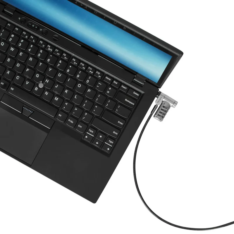 DEFCON® Ultimate Cable Combinado Serializado Universal Candado con Cabezal Adaptable Slimline Candado - (B2B single pack)