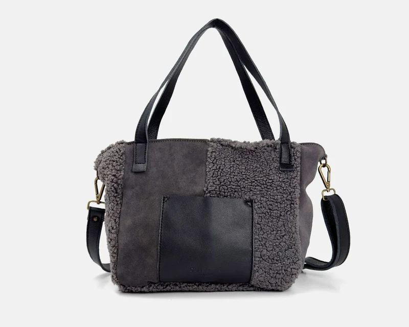 Bolso de mano y bandolera CUIROTS Patchwork
