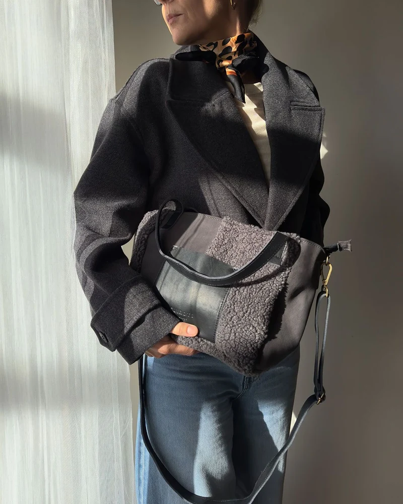 Bolso de mano y bandolera CUIROTS Patchwork