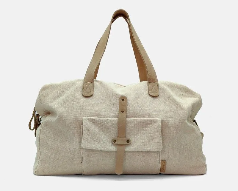 Bolso de mano y bandolera CUIROTS Mist de lona y piel