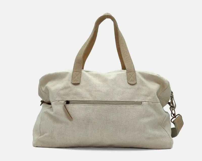 Bolso de mano y bandolera CUIROTS Mist de lona y piel