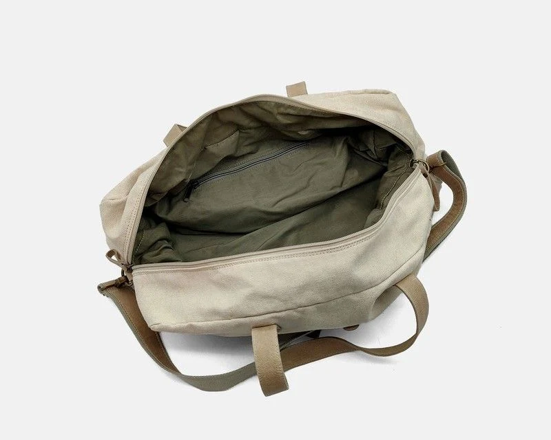 Bolso de mano y bandolera CUIROTS Mist de lona y piel