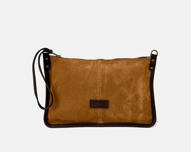 Bolso de mano pequeño y bandolera de serraje CUIROTS Zoe