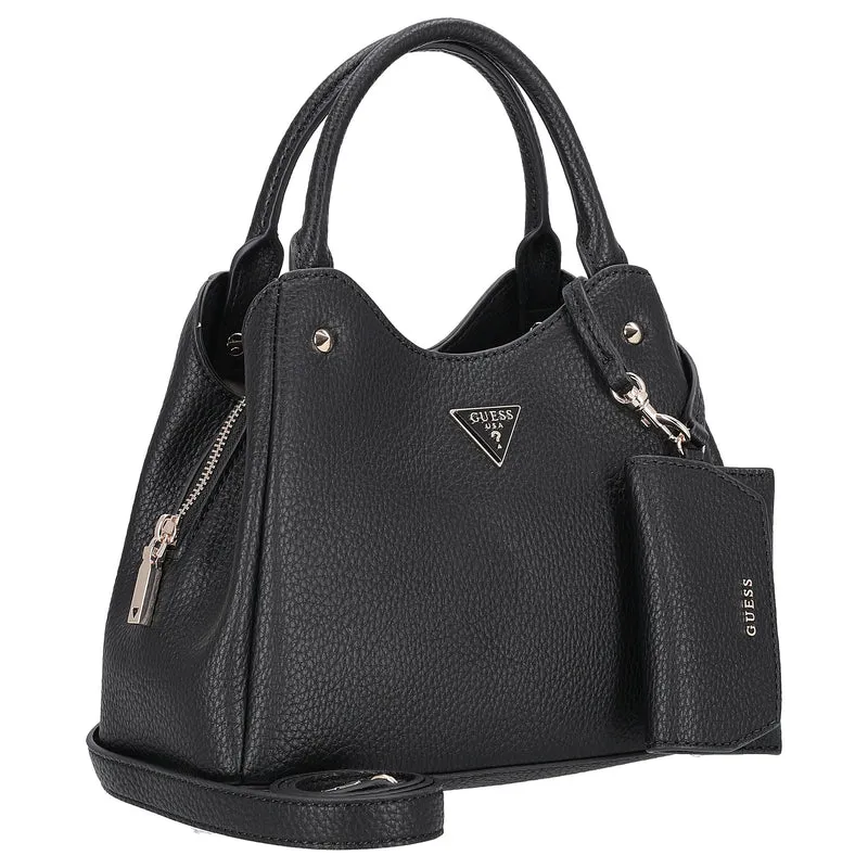 Guess Lorella Small Tote - Bolso de mano 25.5 cm (black)