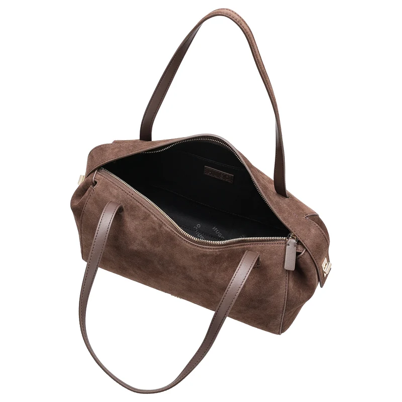 HUGO Women Meelo - Bolso de hombro S 40 cm (dark brown)