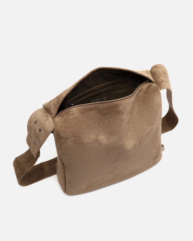 Emas bolso bandolera mediano efecto ante