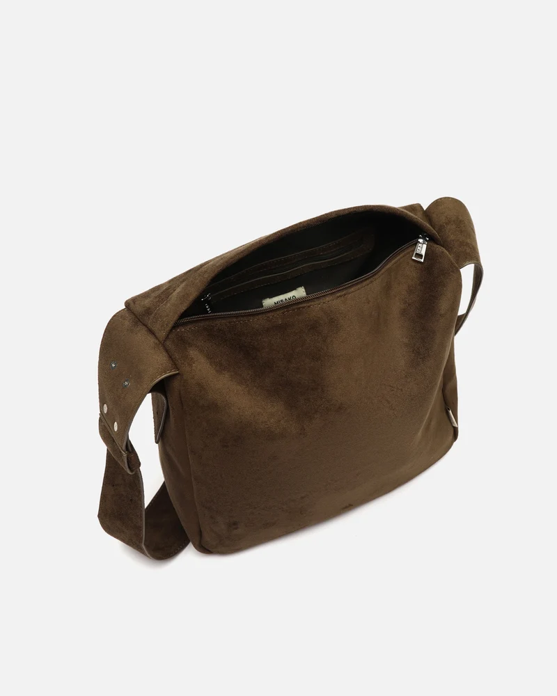 Emas bolso bandolera mediano efecto ante