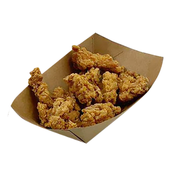 Barquetas Kraft Antigrasa/Fritos 1000ml (17x10x6cm)