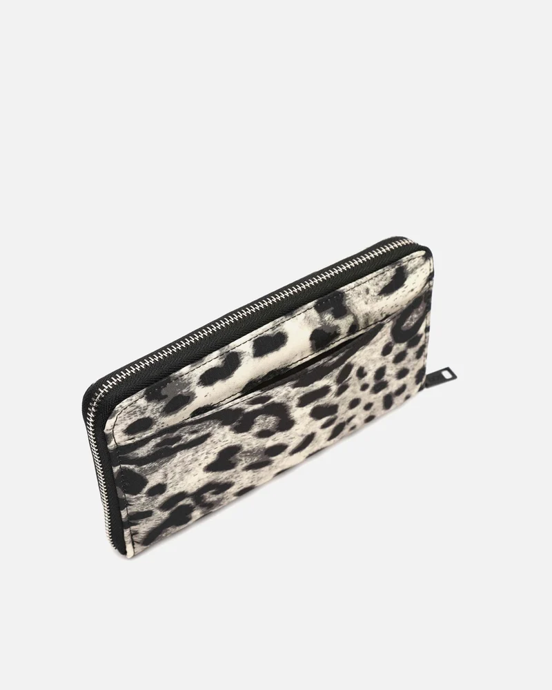 Saturnia monedero grande animal print