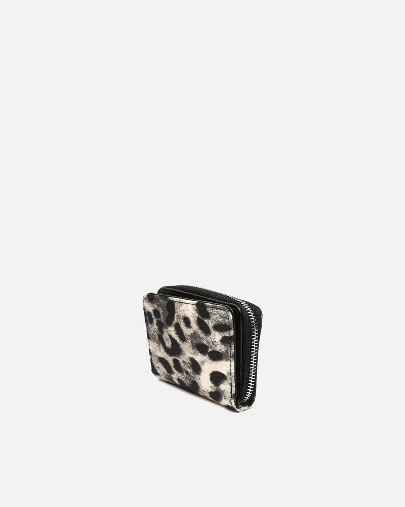 Saturnia monedero pequeño animal print