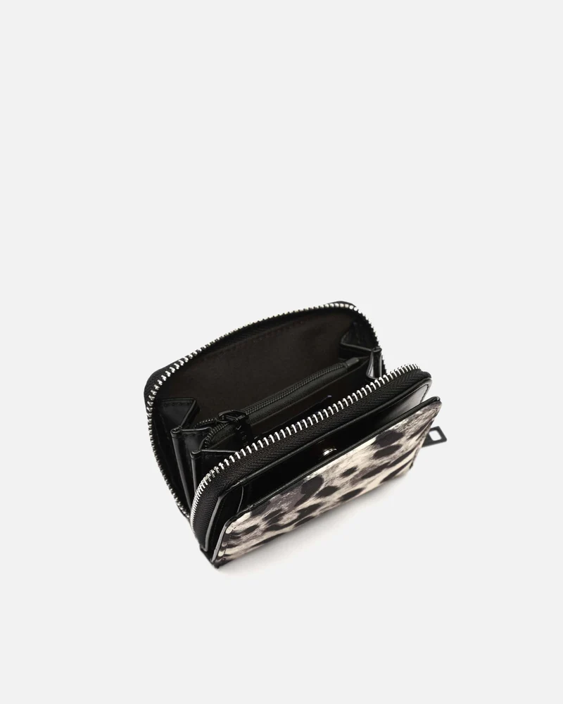 Saturnia monedero pequeño animal print
