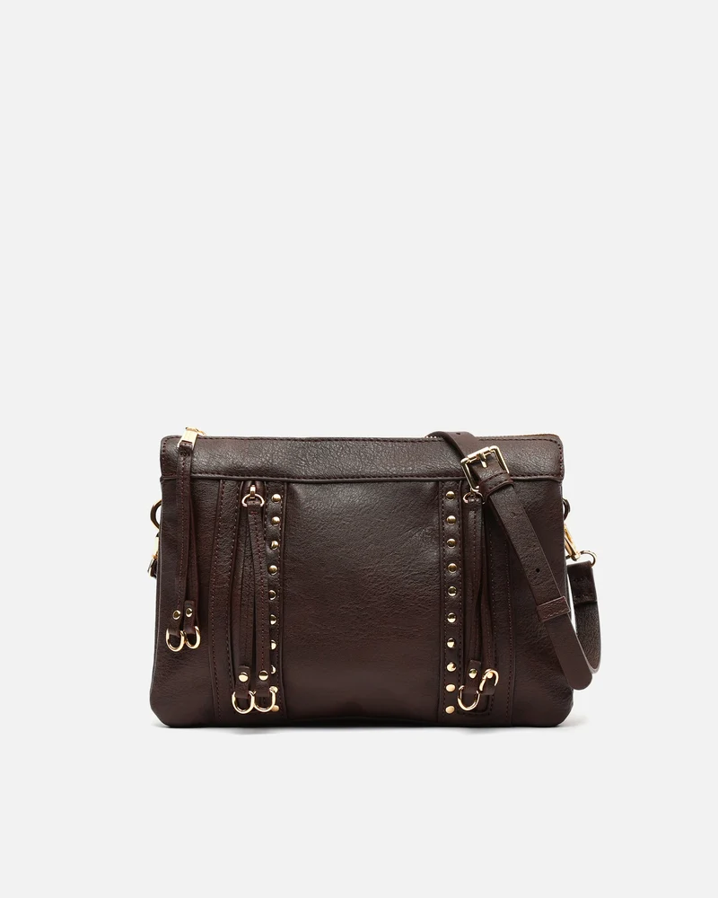 Nikasi bolso bandolera con detalles metálicos