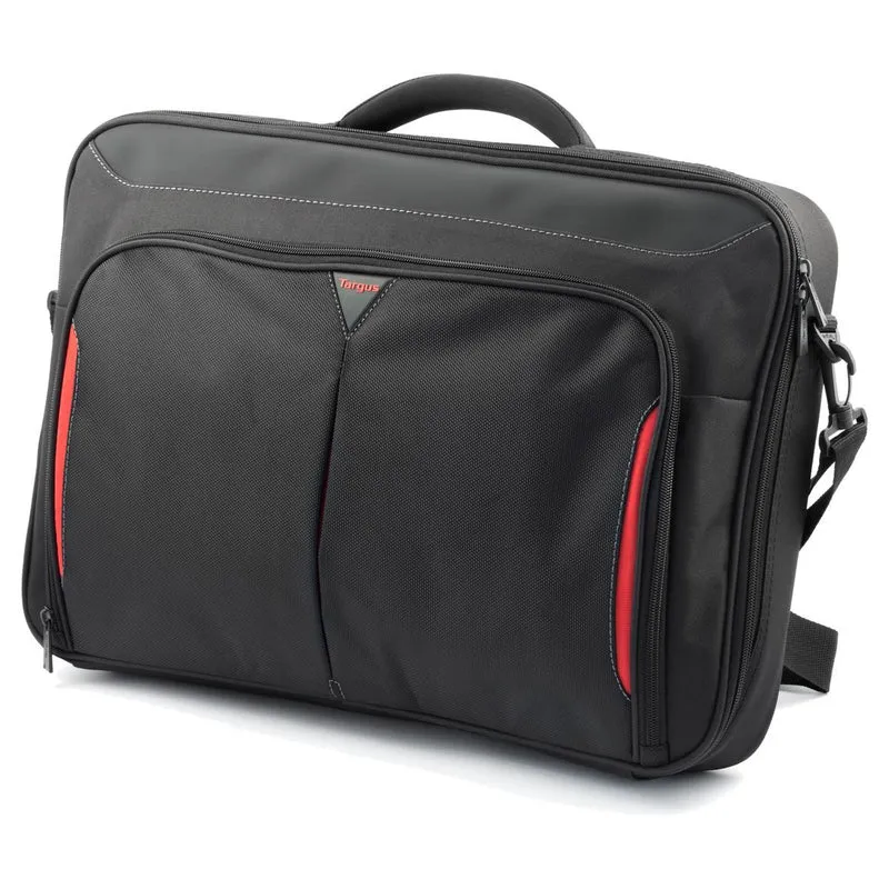 Maletín Clamshell Classic+ 17-18" - Negro/Rojo