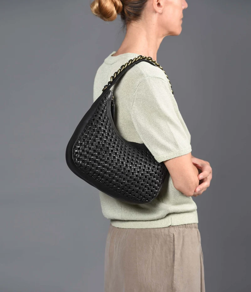 Bolso de hombro pequeño THB Chain