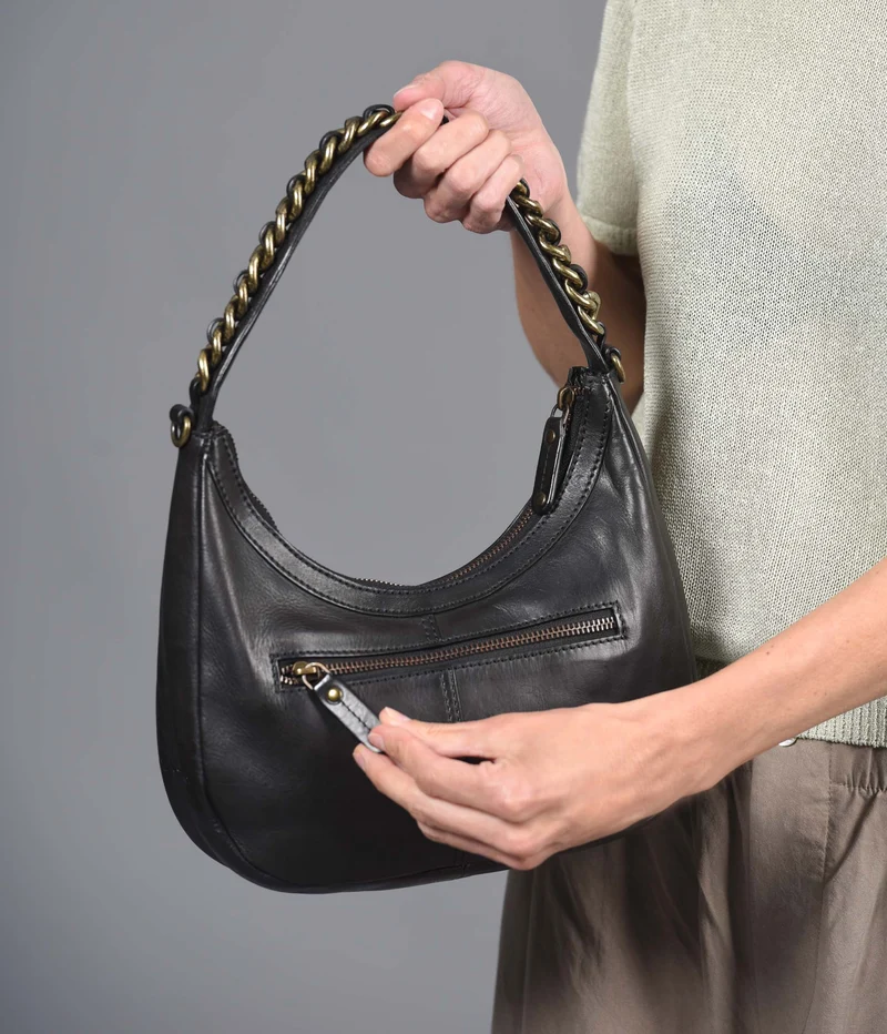 Bolso de hombro pequeño THB Chain