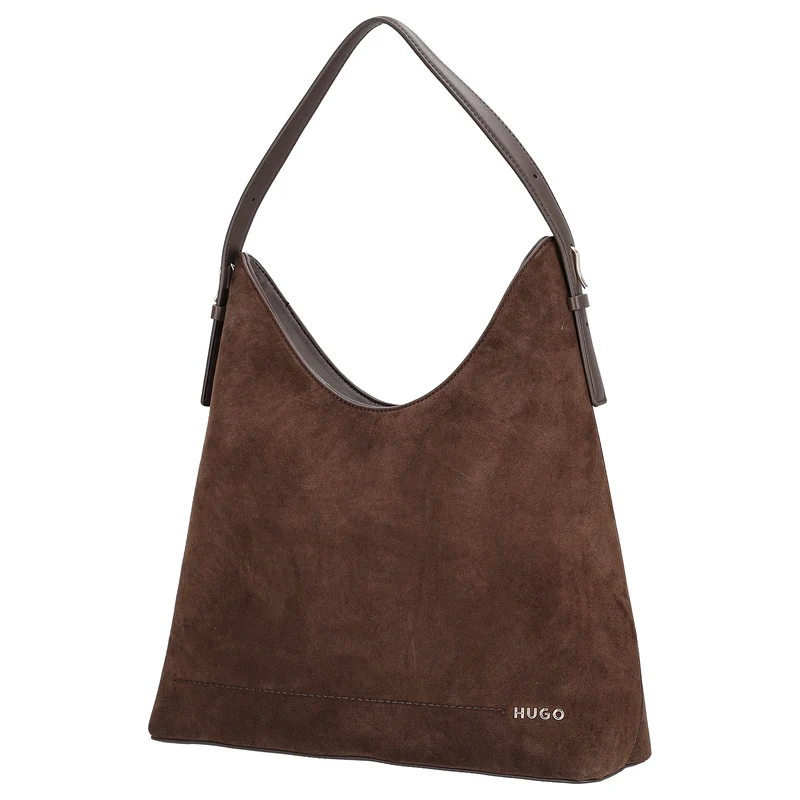 HUGO Women Yorih Hobo - Bolso de hombro 35 cm (dark brown)