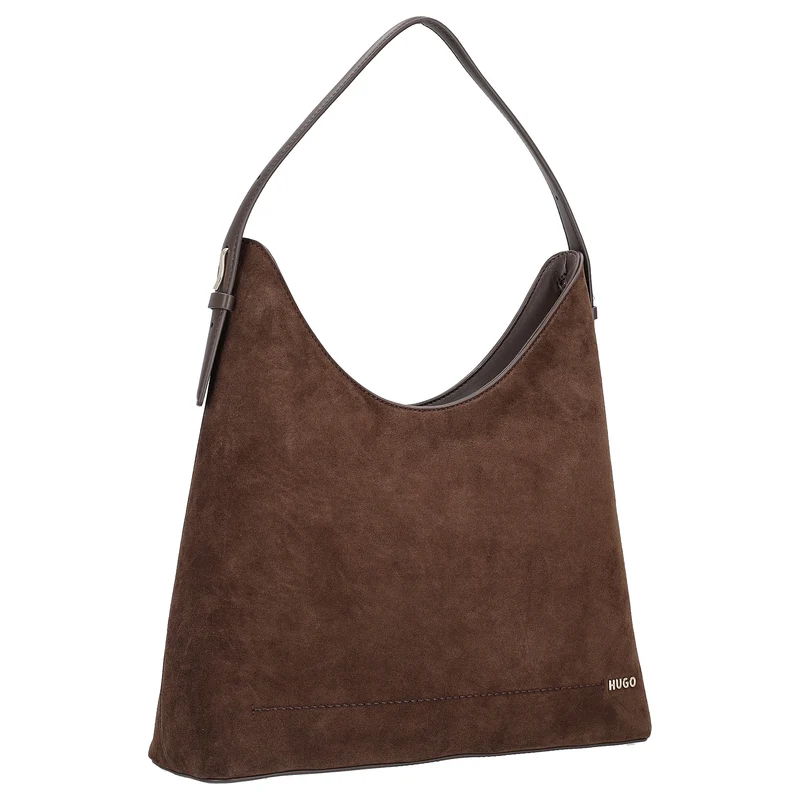 HUGO Women Yorih Hobo - Bolso de hombro 35 cm (dark brown)