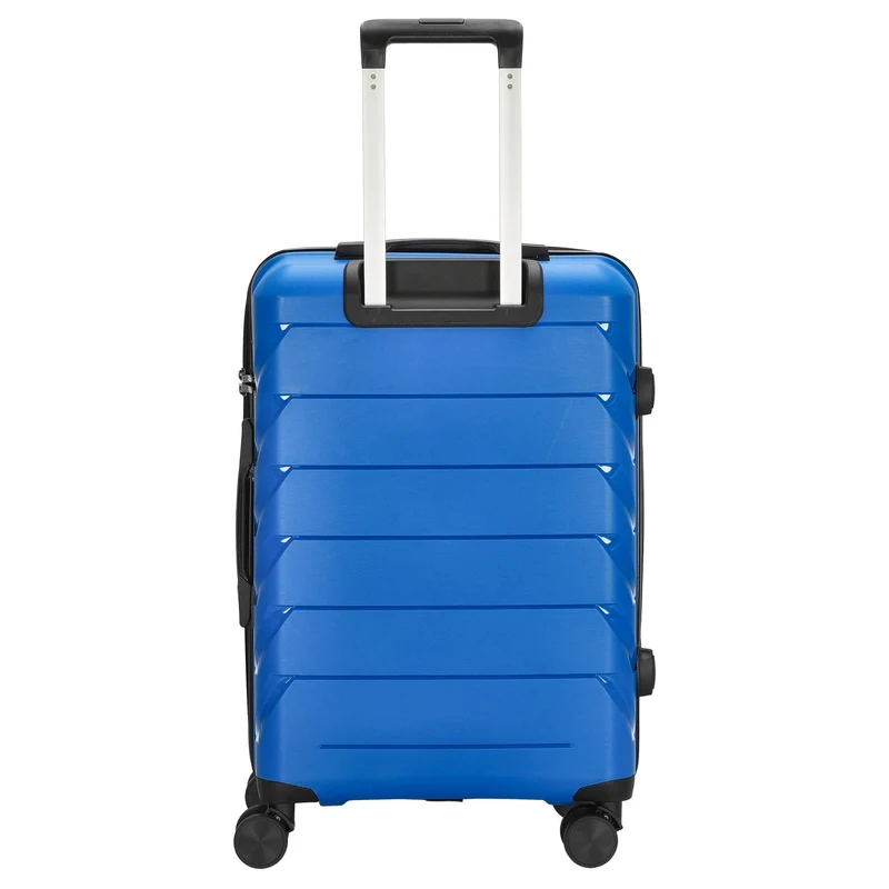 D&N Travel Line 4100 - Maleta de 4 ruedas M 64 cm (azul)