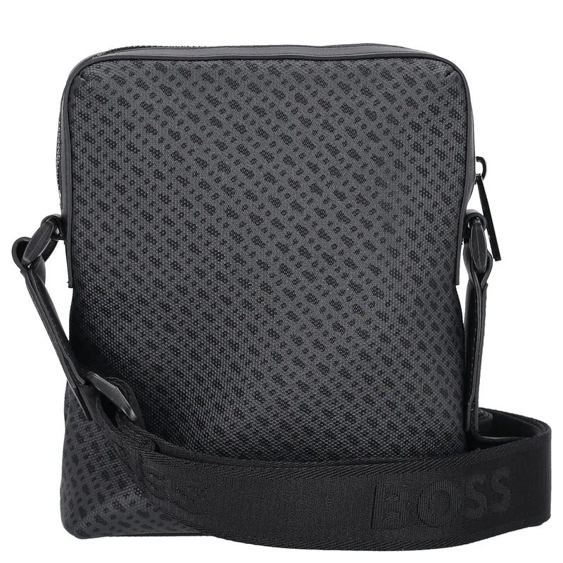 BOSS Men Ray NS Zip - Bolso bandolera 21 cm (black)