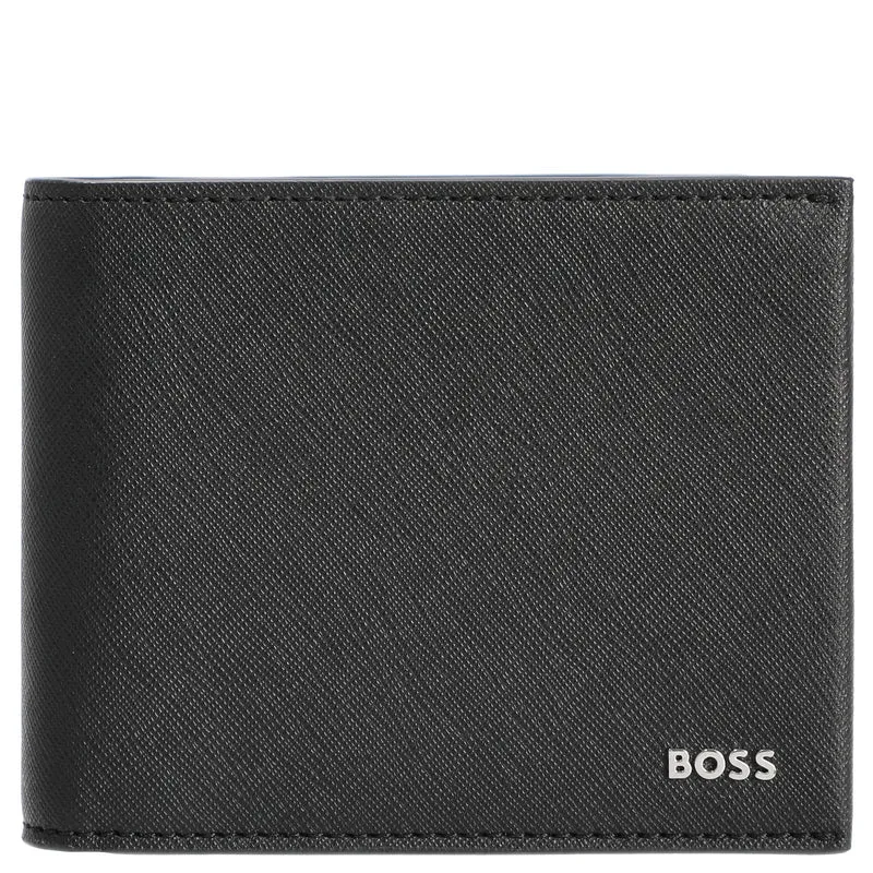 BOSS Men Northon Trifold - Cartera 8cc 11.5 cm (black)