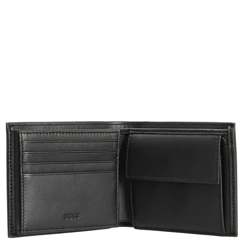 BOSS Men Northon Trifold - Cartera 8cc 11.5 cm (black)