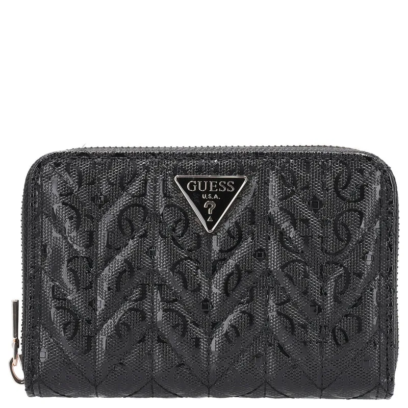 Guess Stacey SLG Medium Zip - Cartera 4cc 14 cm (black)