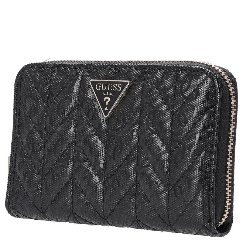 Guess Stacey SLG Medium Zip - Cartera 4cc 14 cm (black)